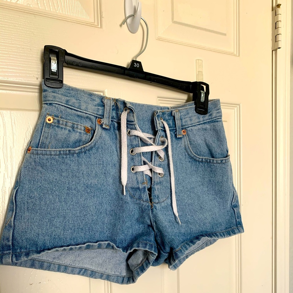 TRUST ME brand vintage denim shorts 100% cotton